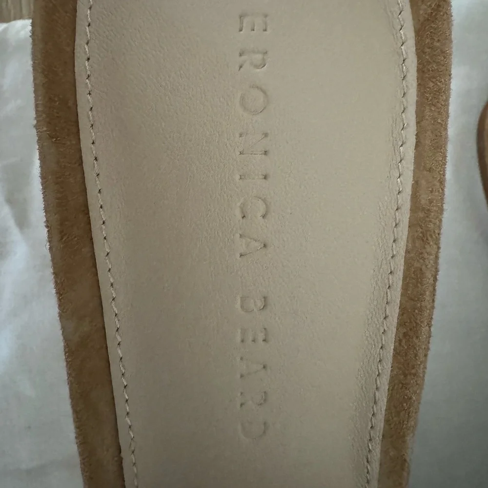 Veronica Beard Tan Suede Clogs - Picture 4 of 7